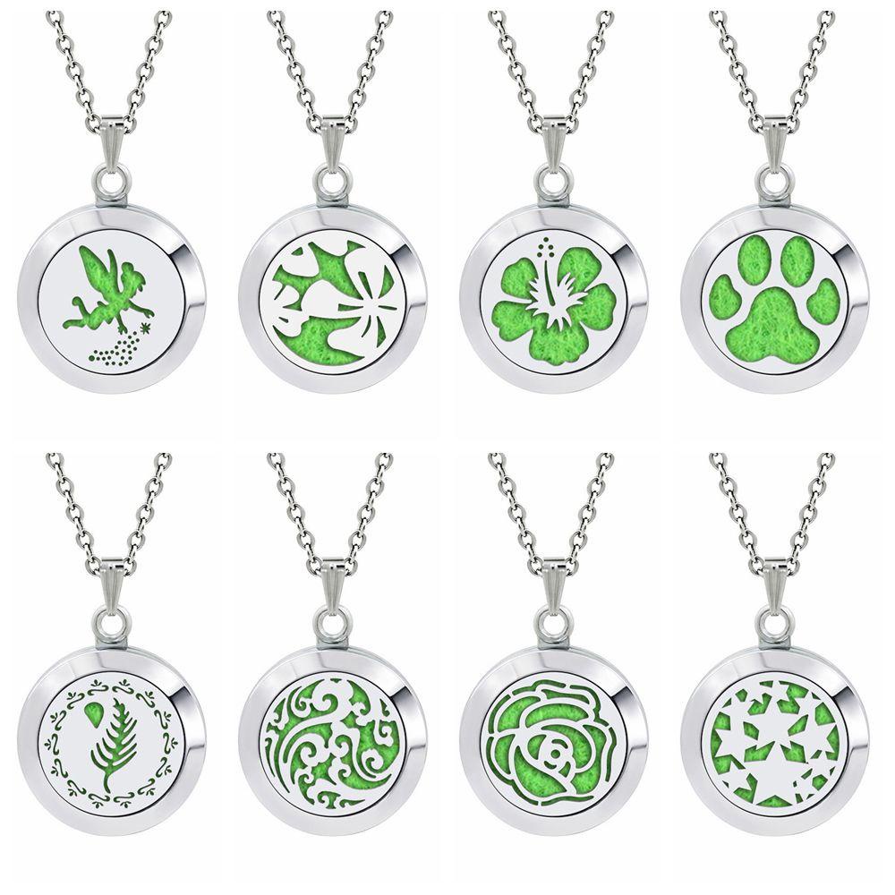 Vòng cổ Mặt Máy Khuếch Tán Tinh Dầu Bằng Inox Thời Trang Charms