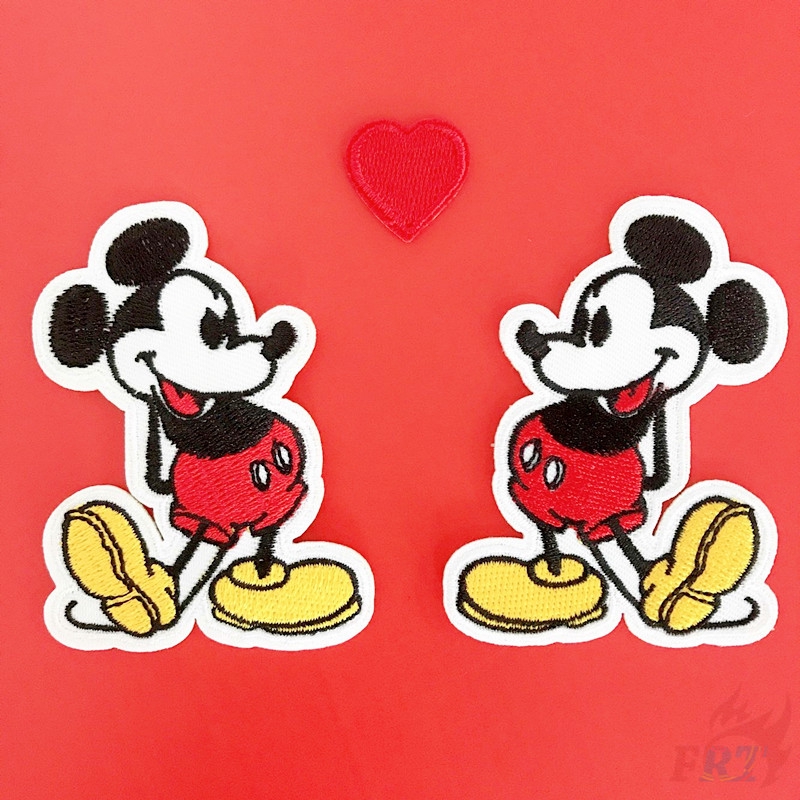 Miếng vá thêu họa tiết chuột Mickey Disney DIY 03