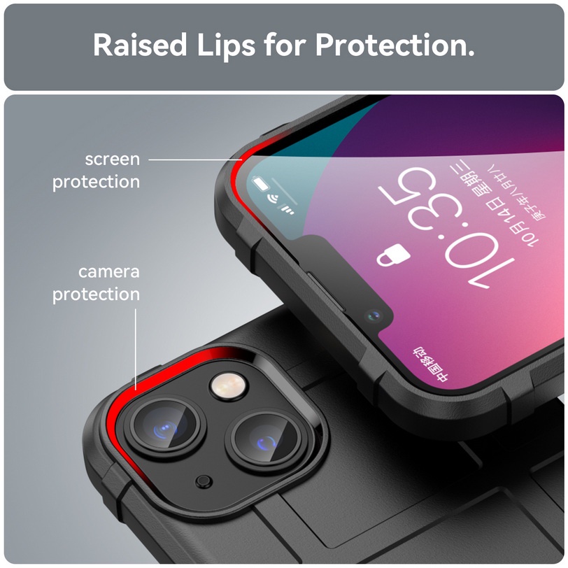 Ốp Điện Thoại Cao Su Bề Mặt Gồ Ghề Cho iPhone 14 Pro Max 13 Pro 13 mini 12 Pro 11 SE 2022 XR XS Max X iPhone 8 7 Plus