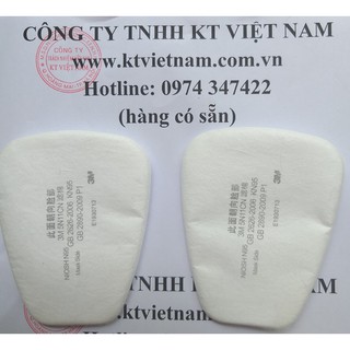 10 Miếng lọc bụi 5N11 dành cho mặt nạ 2 phin lọc chống hóa chất