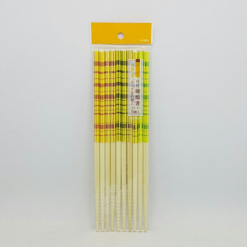 Đũa tre set 5 đôi 22,5cm (trắng)⚡𝗙𝗥𝗘𝗘 𝗦𝗛𝗜𝗣 ⚡Vừa lòng những người khó tính nhất