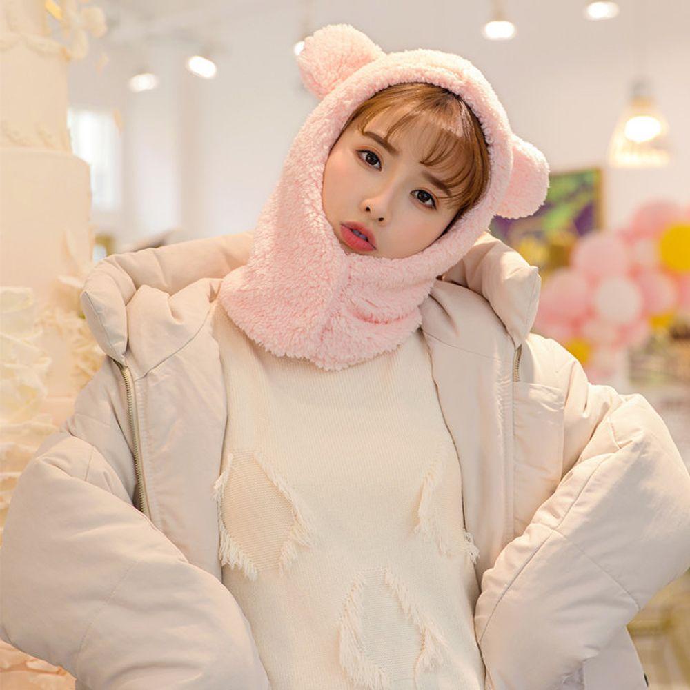 Mũ Tai Gấu Dễ Thương Giữ Ấm Mùa Đông