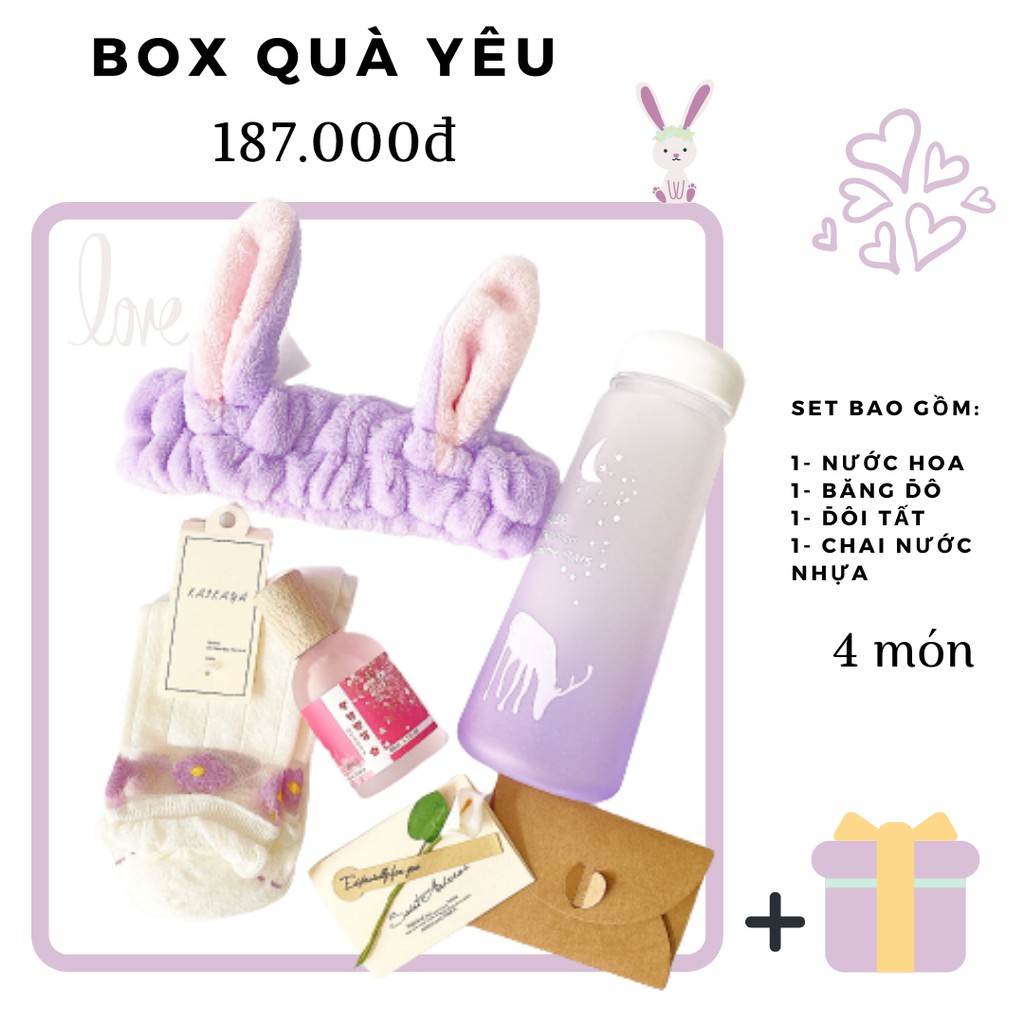 Set quà tặng sinh nhật💖 set quà yêu thương, 1 box gồm 2-6 món quà dễ thương | BigBuy360 - bigbuy360.vn