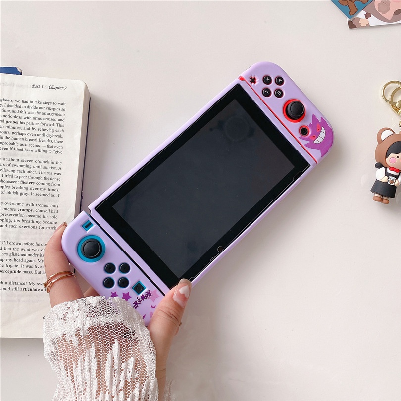 Ốp Bảo Vệ Chống Rơi Họa Tiết Hoạt Hình Pokemon Dành Cho Tay Cầm Chơi Game Nintendo Switch
