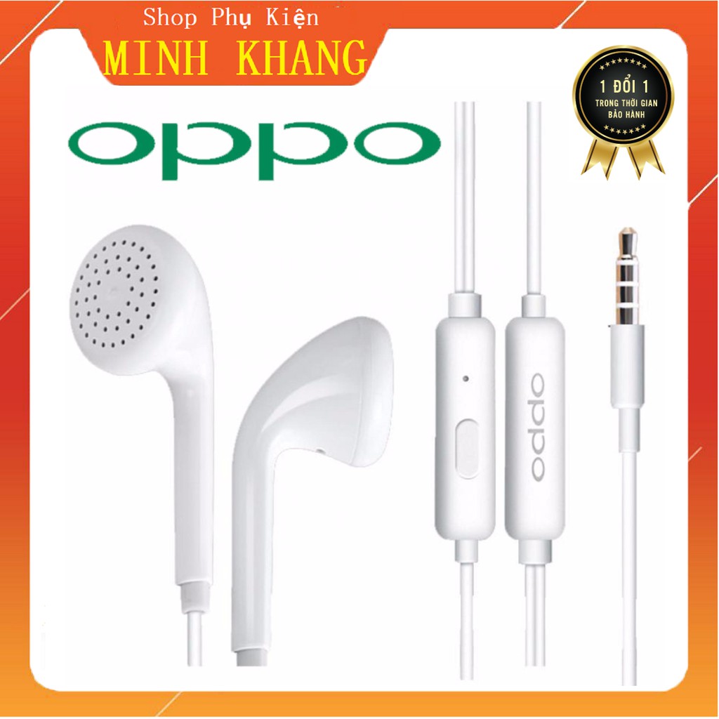 Tai Nghe Oppo Zin Hãng - Chip 3IC - Hàng Đẹp - Âm Thanh Chuẩn