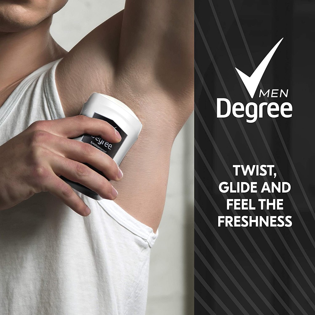 Lăn khử mùi dạng sáp nam Degree Men UltraClear Antiperspirant Deodorant Black + White 76g (Mỹ)