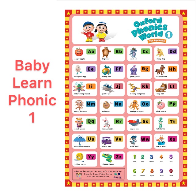 Bảng chữ cái tiếng Anh Oxford Phonic + Video