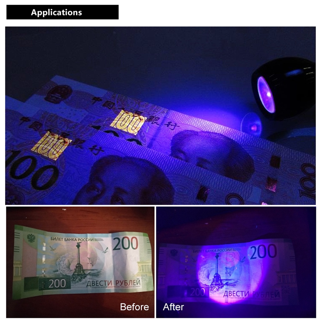 Đèn LED Tia Cực Tím Mini Để Bàn Nhỏ Gọn Đơn Giản