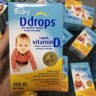 Vitamin D3 Mỹ cho bé từ sơ sinh