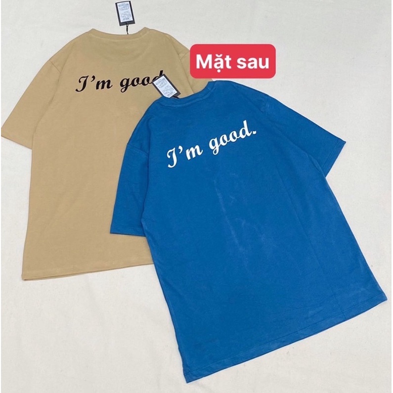 Áo thun chữ in 2 mặt