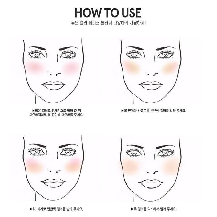 Má hồng 3CE DUO COLOR FACE BLUSH | BigBuy360 - bigbuy360.vn