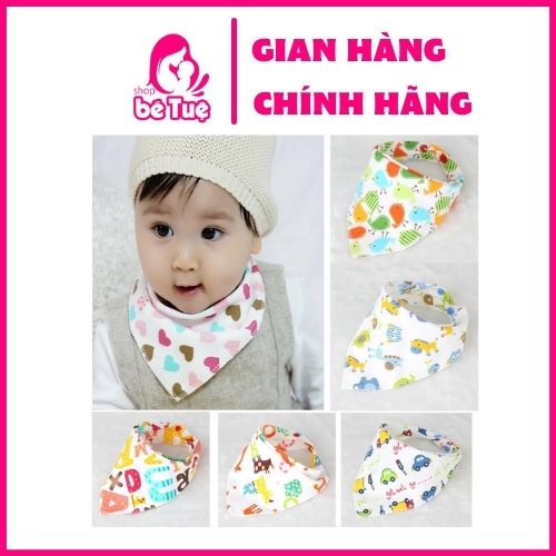 Yếm tam giác coton cho bé chất đẹp