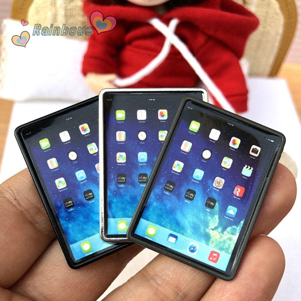 Mô hình máy tính mini tỉ lệ 1:12 trang trí nhà búp bê
