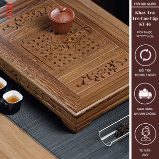 Khay trà tre cao cấp kích thước 527.5 kt 46