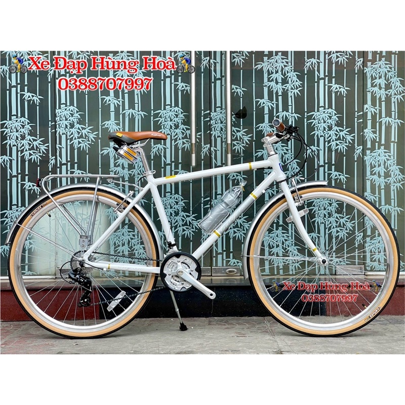 Xe Đạp California City 350 Full Nhôm Mẫu Mới 2022- Gourp Shimano 24 Tốc Độ