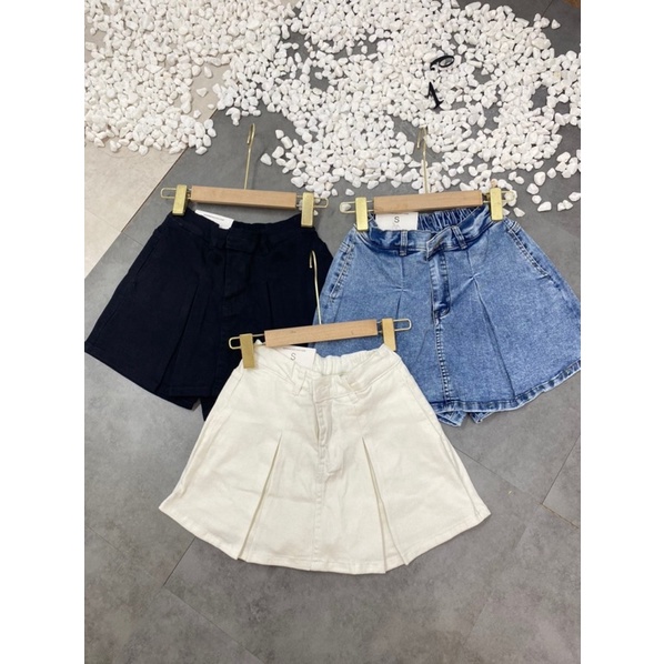 QUẦN GIẢ VÁY JEANS XOÈ CHUN SAU MS15662