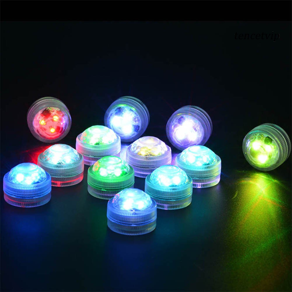 Đèn LED tròn có điều khiển từ xa nhiều màu sắc cho bể cá
