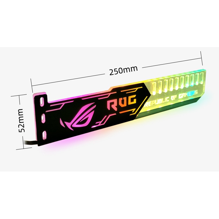 Giá Đỡ VGA Coolmoon Led RGB Độ Dài 25cm - 30 NGÀY ĐỔI TRẢ MIỄN PHÍ
