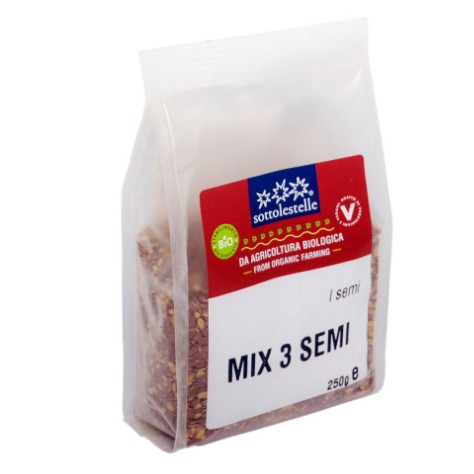 Hỗn Hợp 3 Loại Hạt Lanh Mix Chia Hữu Cơ Sottolestelle 250g