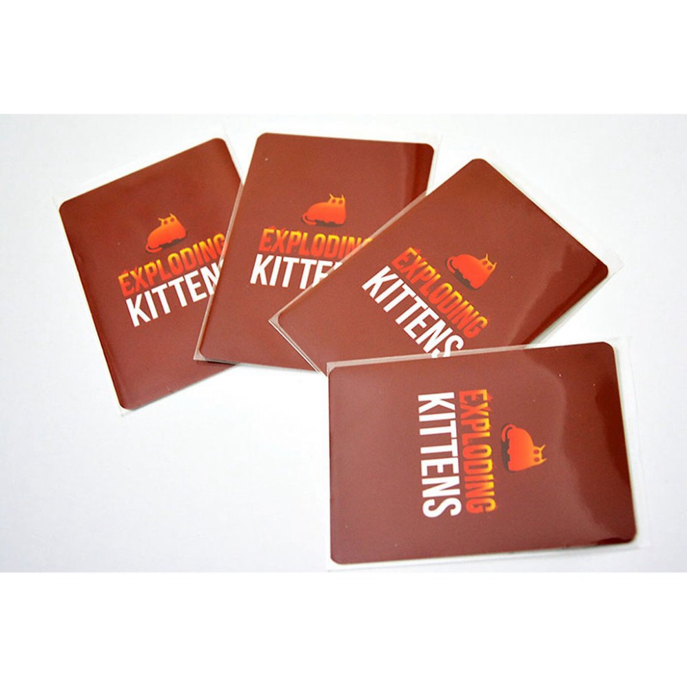 [G04] Sleeves bọc bài Pokemon, Mèo nổ Exploding Kittens bảo vệ bài 6.4 x 9 cm (50 cái) S020