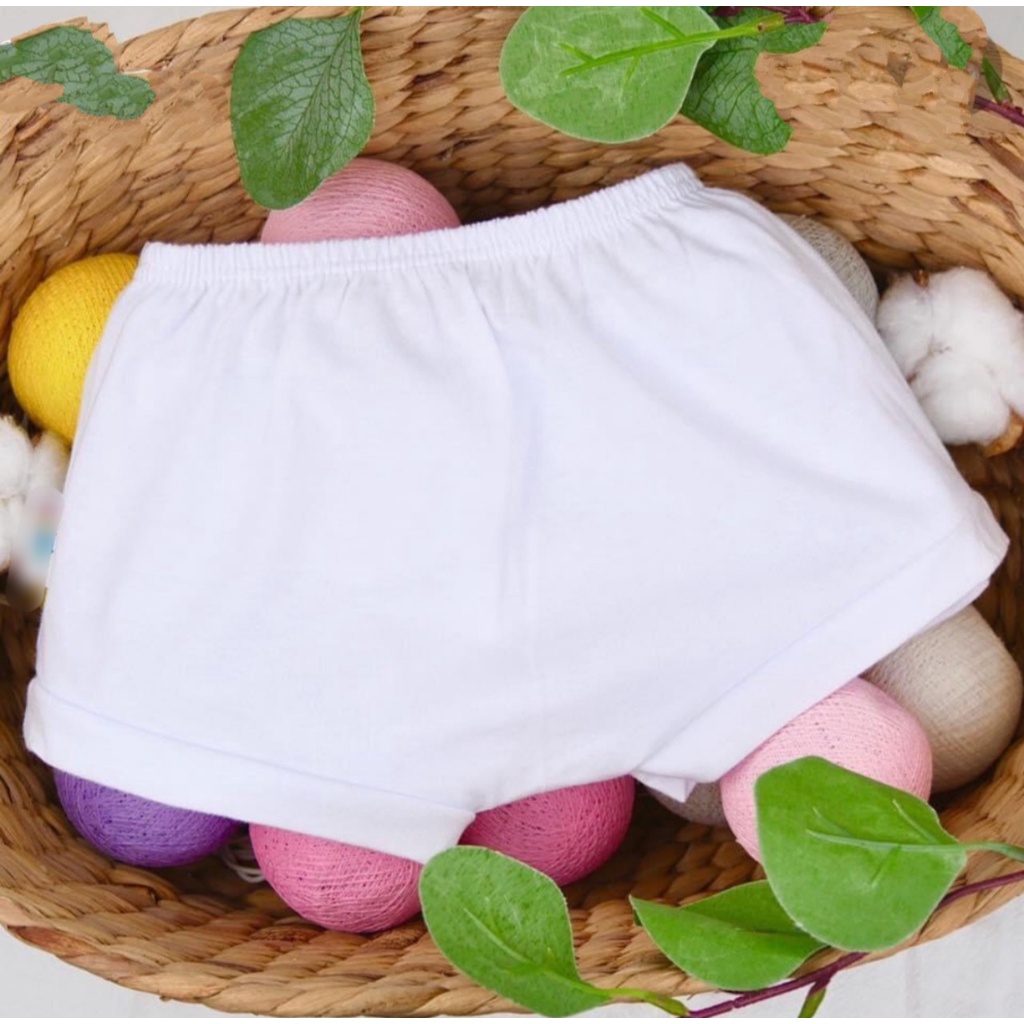 Quần đùi đáy ngang cho bé mặc bỉm chất cotton mềm mịn, dễ thương. Quần đùi sơ sinh