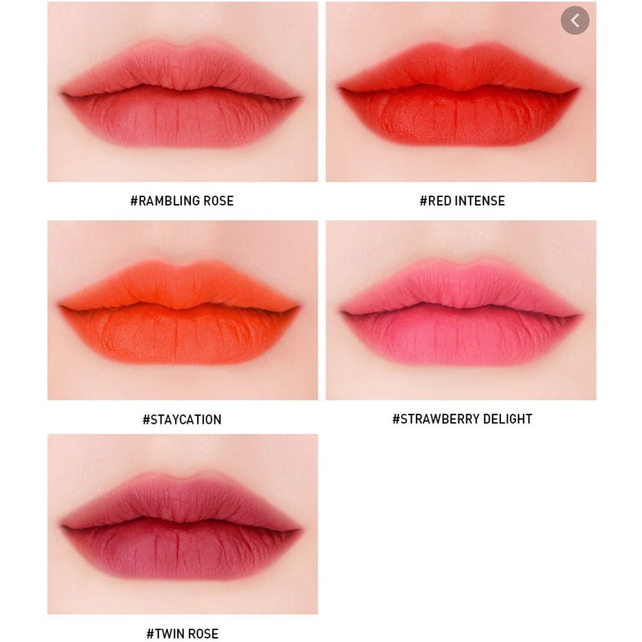 [Hàng trả order, không có dư] Son 3CE Velvet Lip Tint kem lì Chính Hãng (Bao Check)