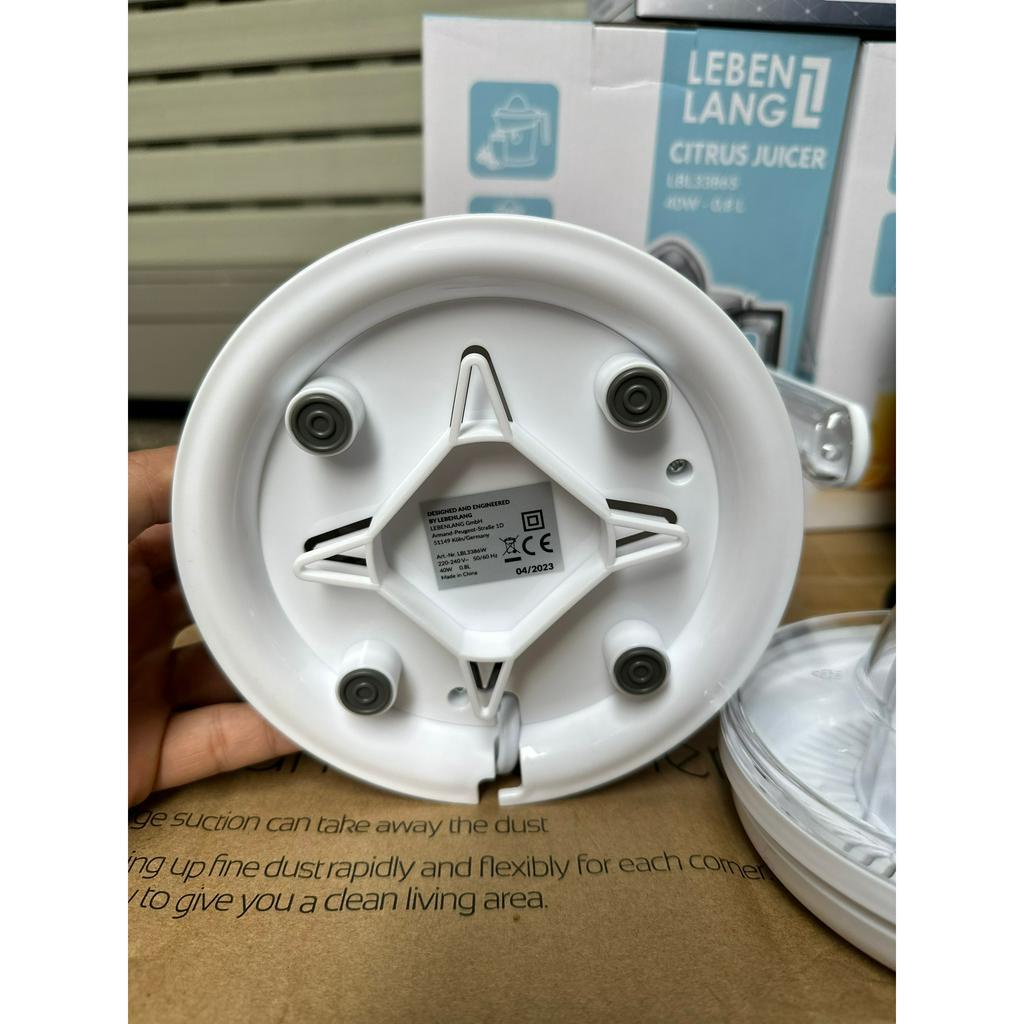 Máy vắt cam Lebenlang LBL3386 dung tích 800ml công suất 40W hàng chính hãng bảo hành 24 tháng