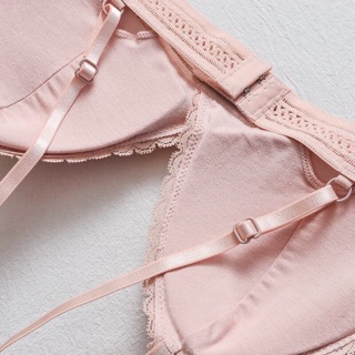 Áo Bralette kiểu Pháp không gọng mút mỏng Double T
