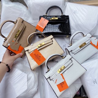 Túi H vân rắn mini