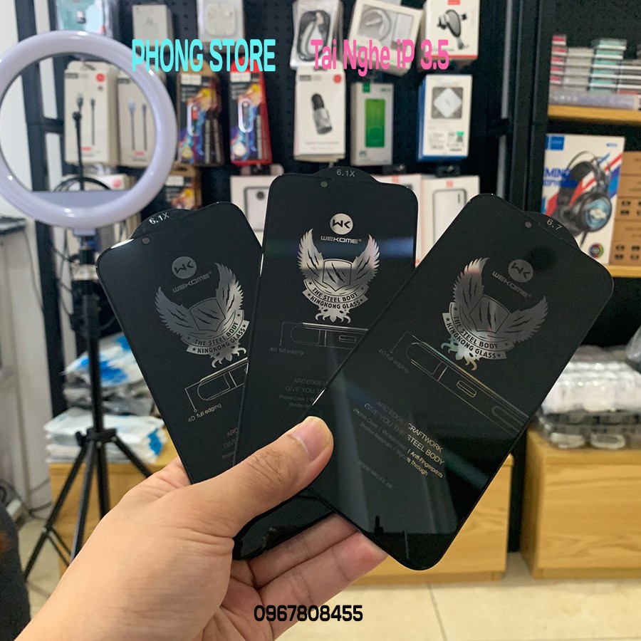 Kính cường lực Kingkong chống nhìn trộm cho iphone 7Plus/8Plus/X/Xs Max/11 Pro Max/12 Pro Max/13/13 Pro/13 Pro Max