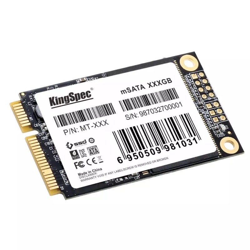 Ổ Cứng SSD Msata Kingspec 128Gb Chính Hãng Bh 3 năm.