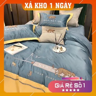 Bộ drap lụa 5 món - inspiation (shopmh59)