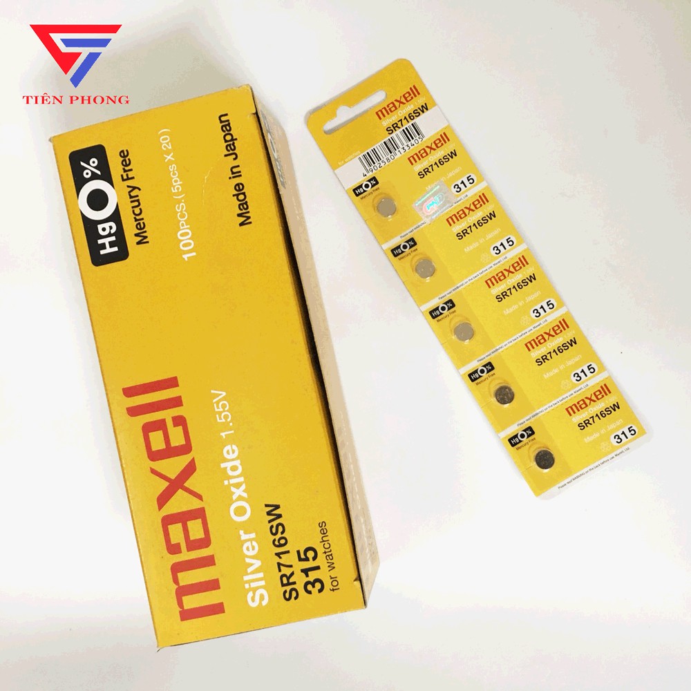 Pin Maxell SR716SW/315- Hàng Chính Hãng