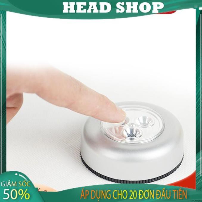 Đèn Led Dán Tường Cốp Xe Ô Tô Trần Xe Tủ quần áo mini dùng pin L646 siêu sáng HEADSHOP