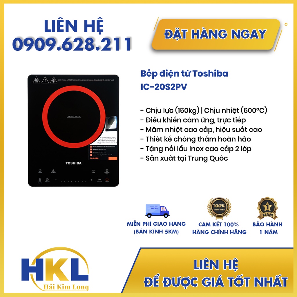 Bếp điện từ Toshiba IC-20S2PV