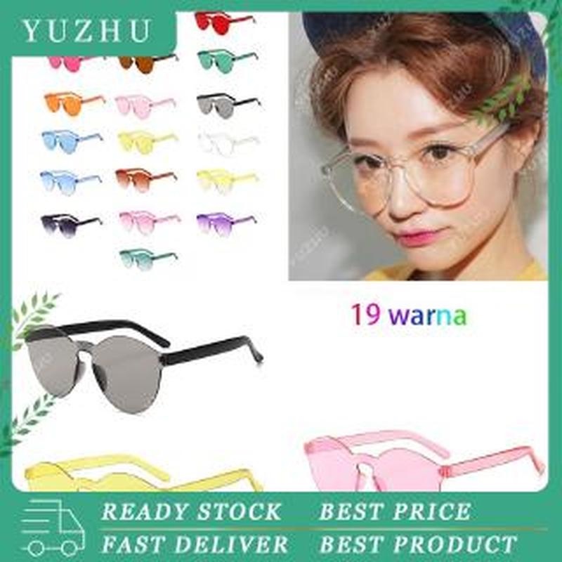 Mắt kiếng gọng tròn màu kẹo thời trang chống tia UV400 dành cho nam nữ