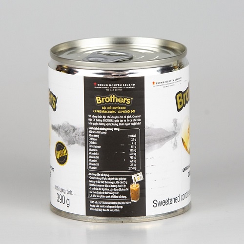 Combo 2 Lon Sữa đặc Brothers Trung Nguyên Legend - Nguyên liệu pha chế cà phê