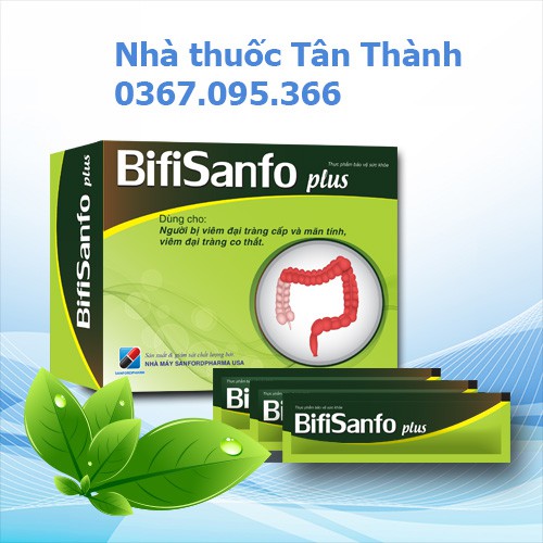 Men tiêu hóa Bifisanfo Plus cân bằng hệ tiêu hóa