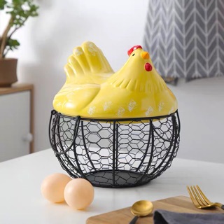 (Order) Rổ đựng trứng hình con gà đa năng