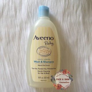Sữa tắm gội toàn thân Aveeno Baby 532ml