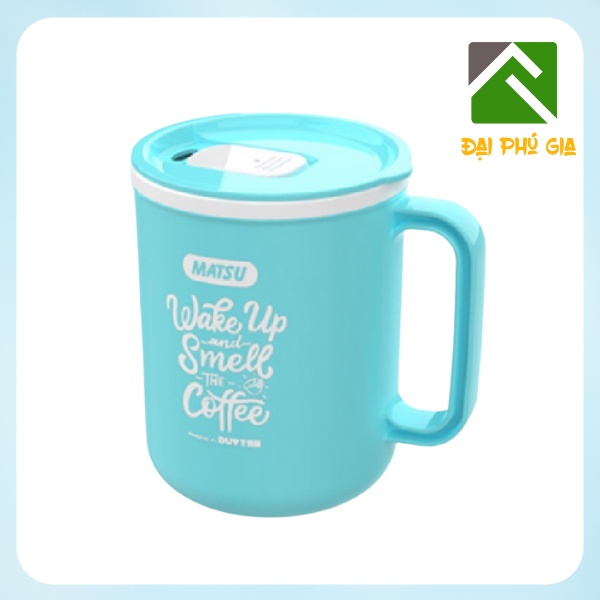 Ca uống nước có nắp Matsu Duy Tân 500ml chịu nhiệt tốt màu ngẫu nhiên
