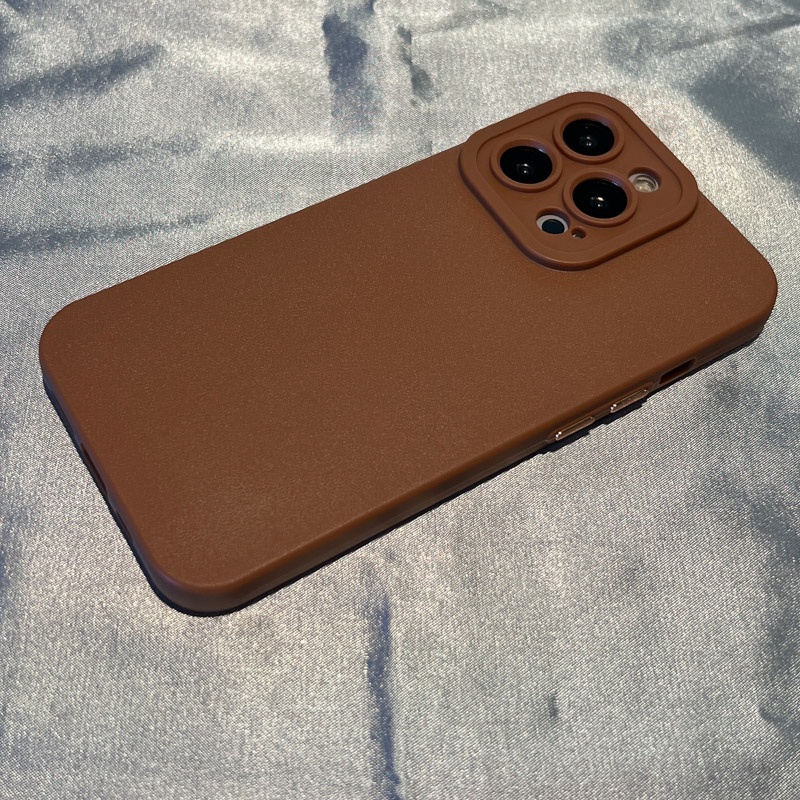 Ốp Điện Thoại Da Có Nút Mạ Điện Bảo Vệ Ống Kính Máy Ảnh Cho IPhone 14 13 12 11 Pro Max X Xs Xr 7 8 Plus