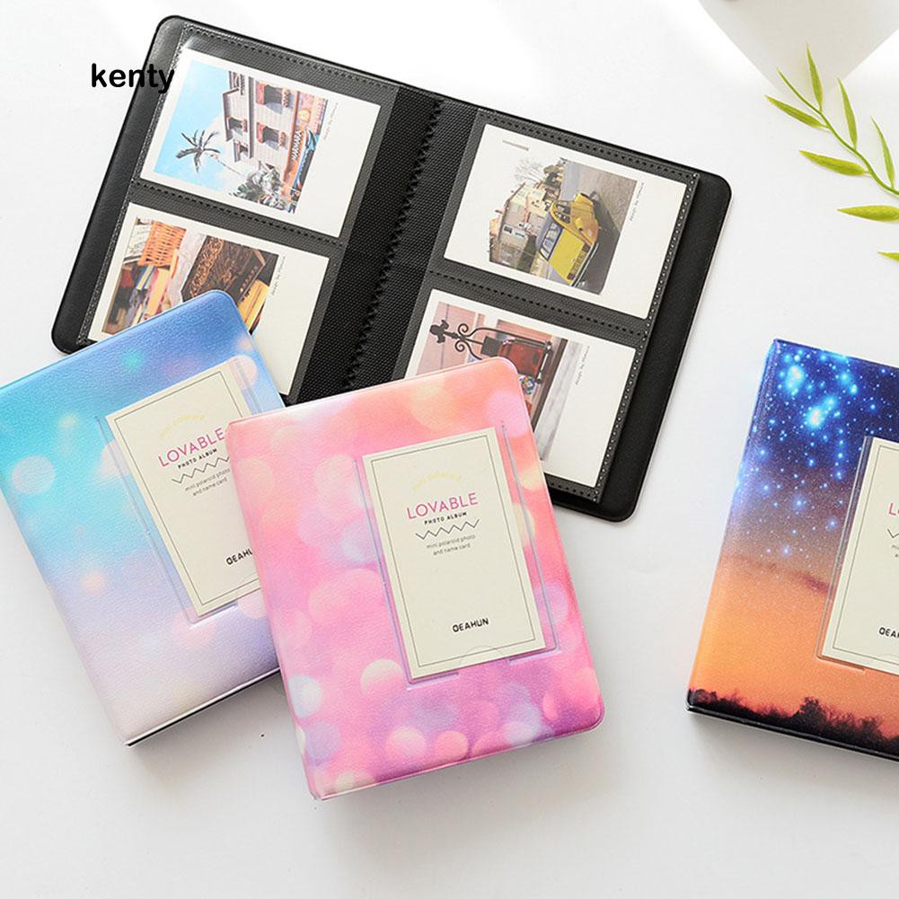 Kt★Album Đựng Ảnh 32 Ngăn 5 Inch Cho Fujifilm Instax Mini