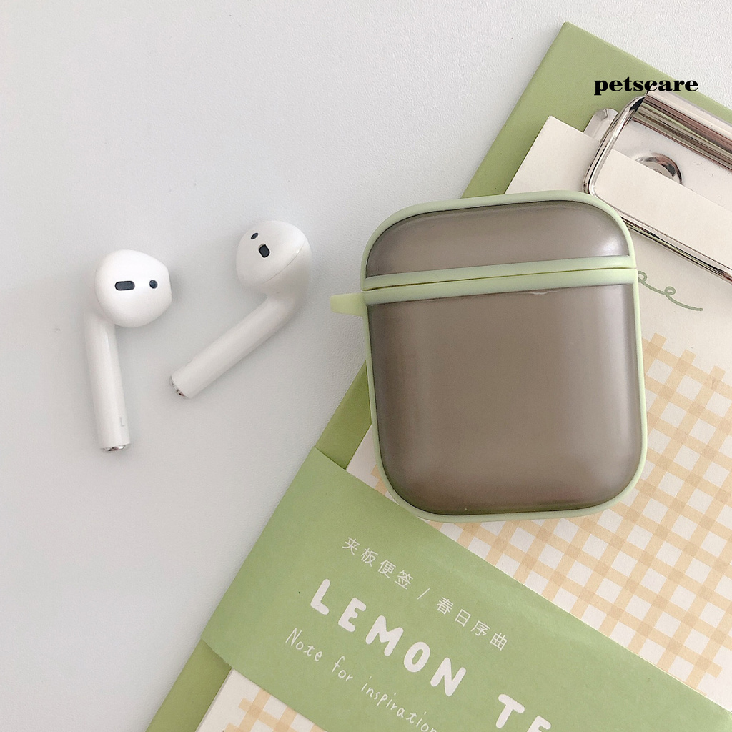 Vỏ Bảo Vệ Hộp Sạc Tai Nghe Airpods 1 / 2 Bằng Silicon Mềm Có Thể Giặt Được