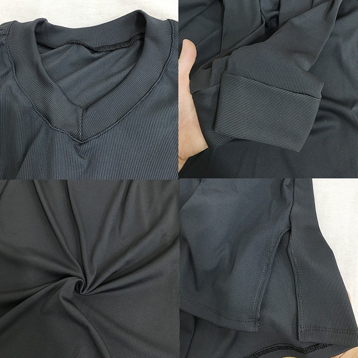 VAY14 - Áo len tăm cổ tim dáng dài, váy len tienich