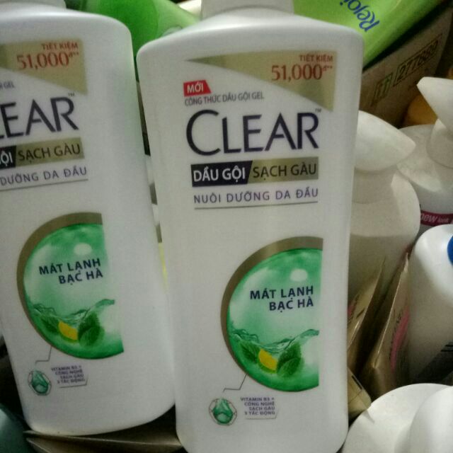 Clear dầu gội mát lạnh bạc hà 650g