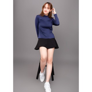 Áo thun nữ dài tay basic [Tặng 1 đôi tất gấu cute ]