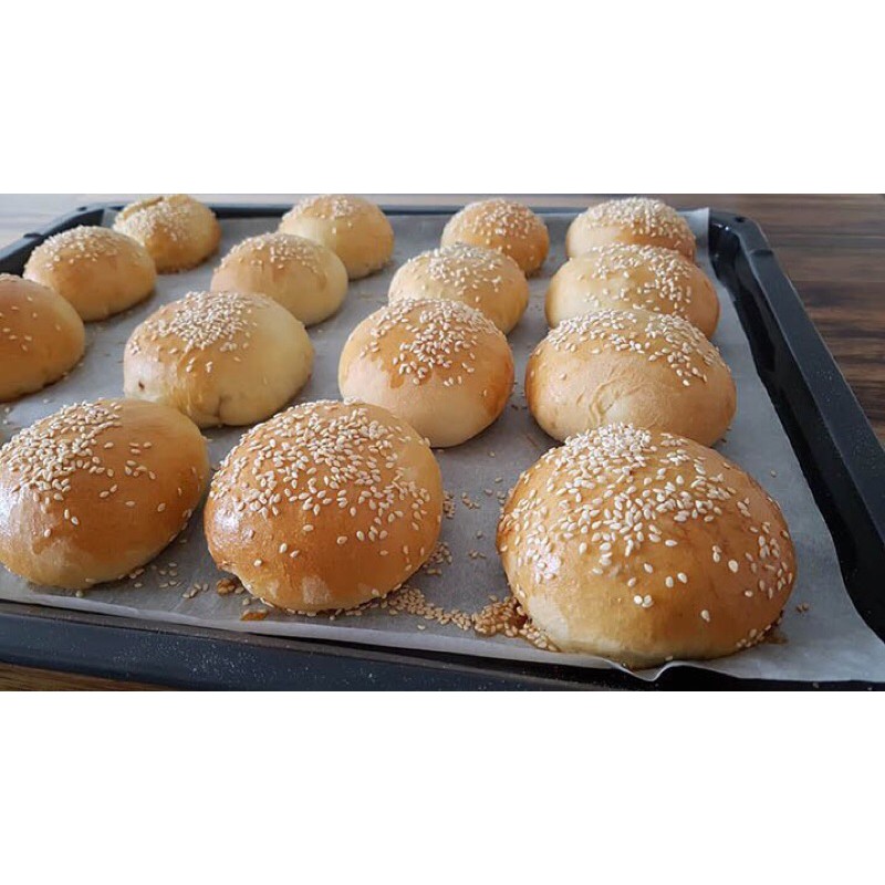 sét 10 vỏ bánh hamburger 🍔 nguyên cám ăn kiêng hút chân không