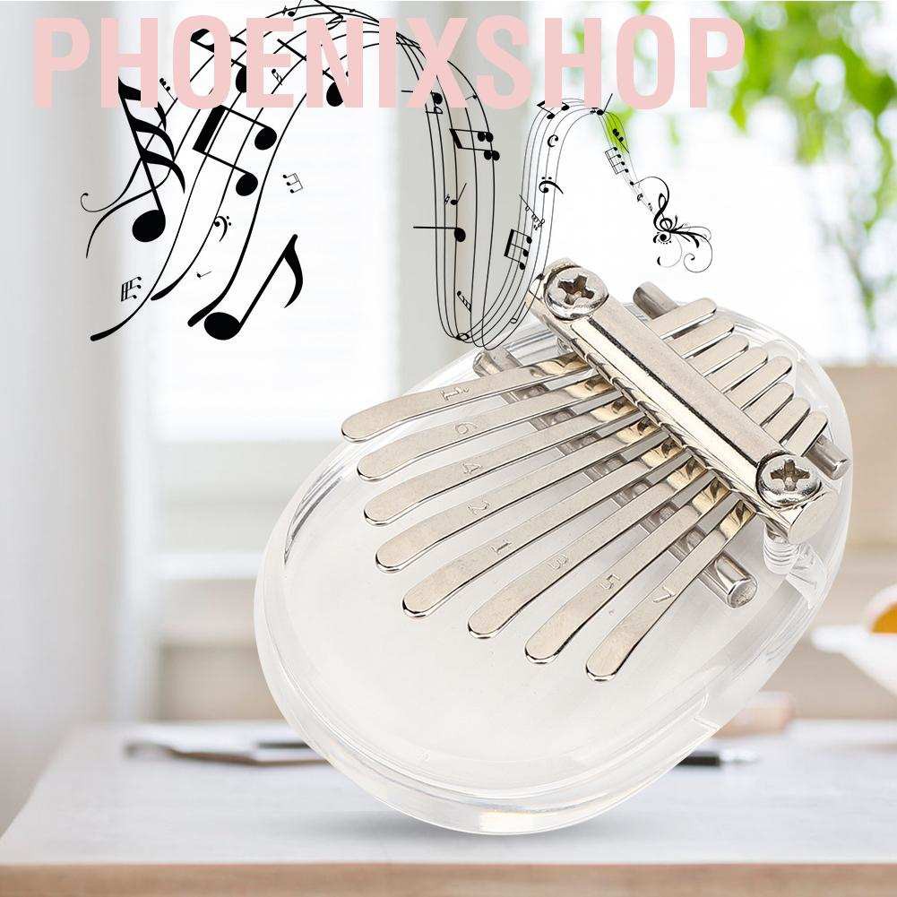 Đàn Kalimba 8 Phím Bằng Nhựa Acrylic