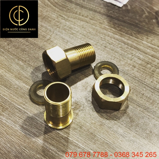 Rắc co thau cho đồng hồ nước